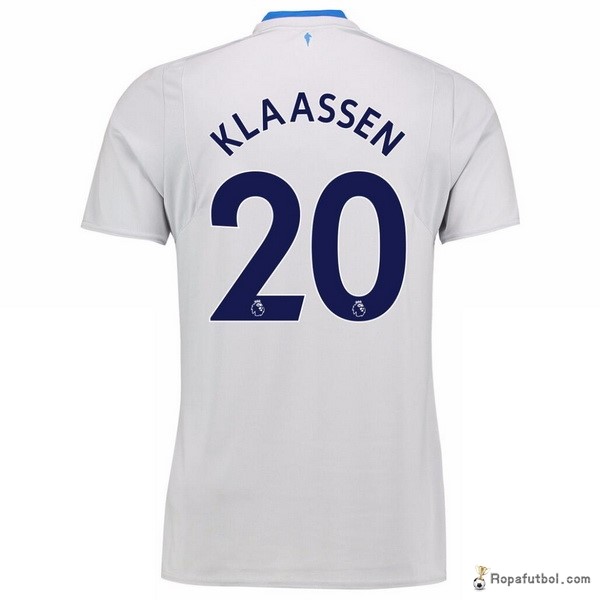 Camiseta Everton Replica Segunda Ropa Klaassen 2017/18